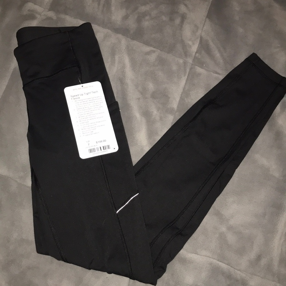 Speed Up Tight Tech Fleece Lululemon Leggings
